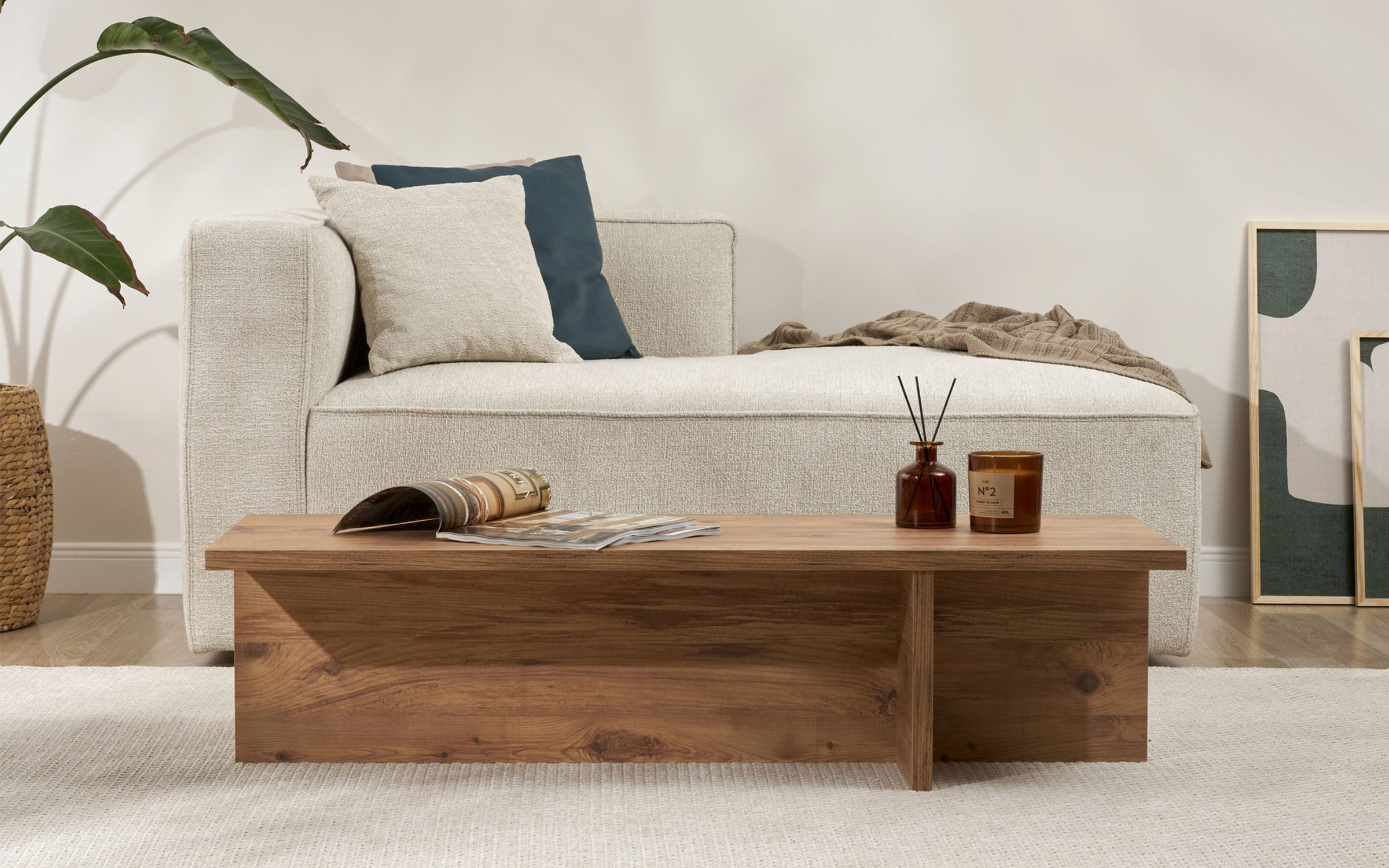 Masuta de cafea Elara, pin atlantic  3